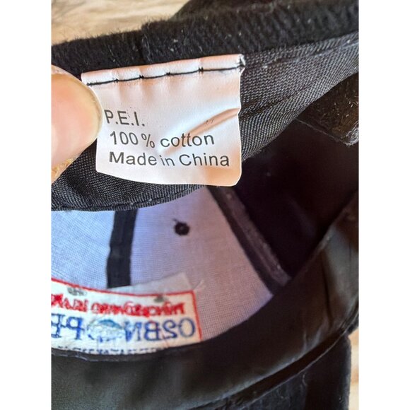 Prince Edward Island Embroidered Black Baseball Cap With Adjustable Strap - Picture 8 of 8